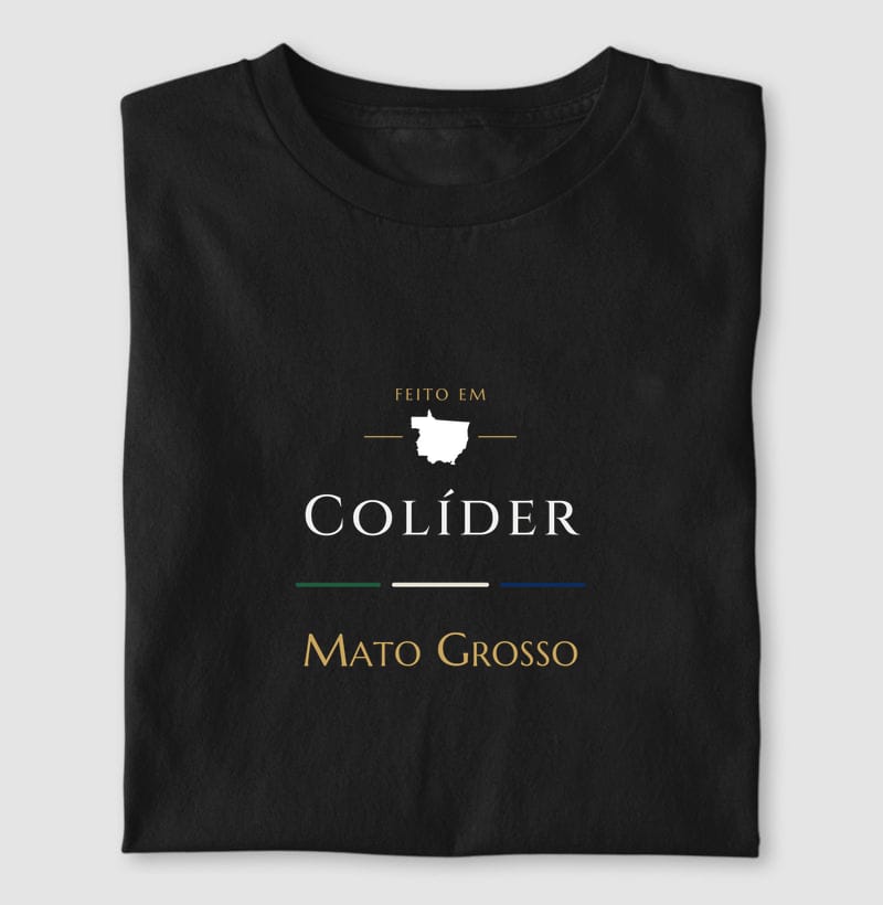 Feito em, Colíder · MT