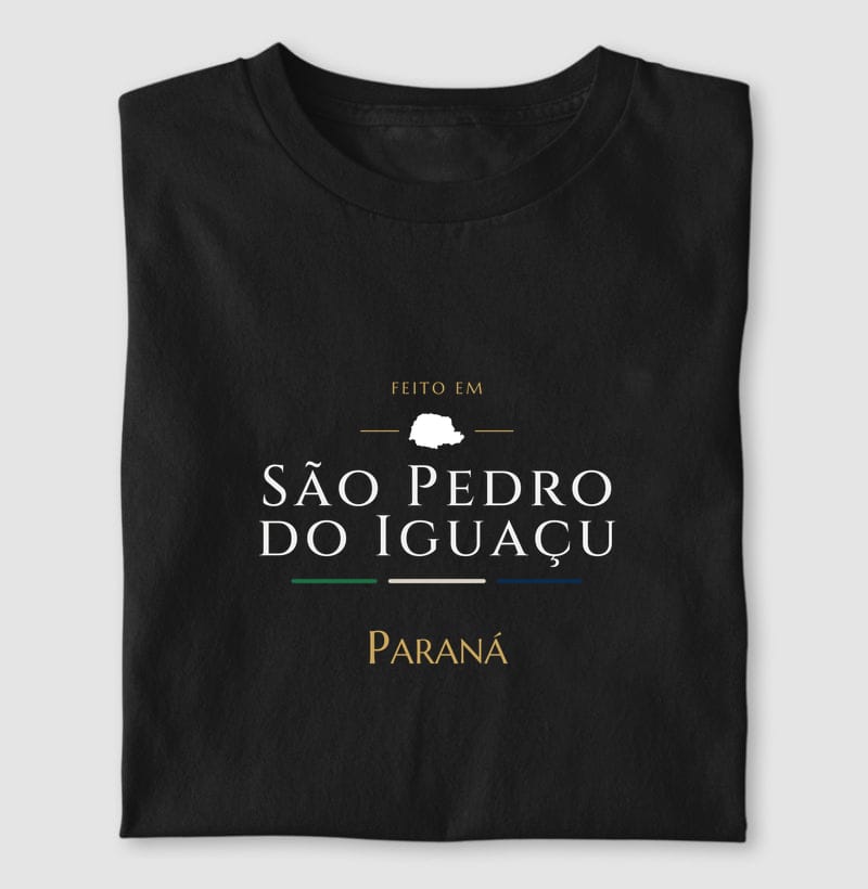 Camiseta Feito em de São Pedro do Iguaçu