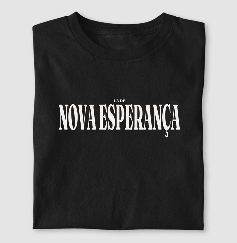 Camiseta Tipografia de Nova Esperança