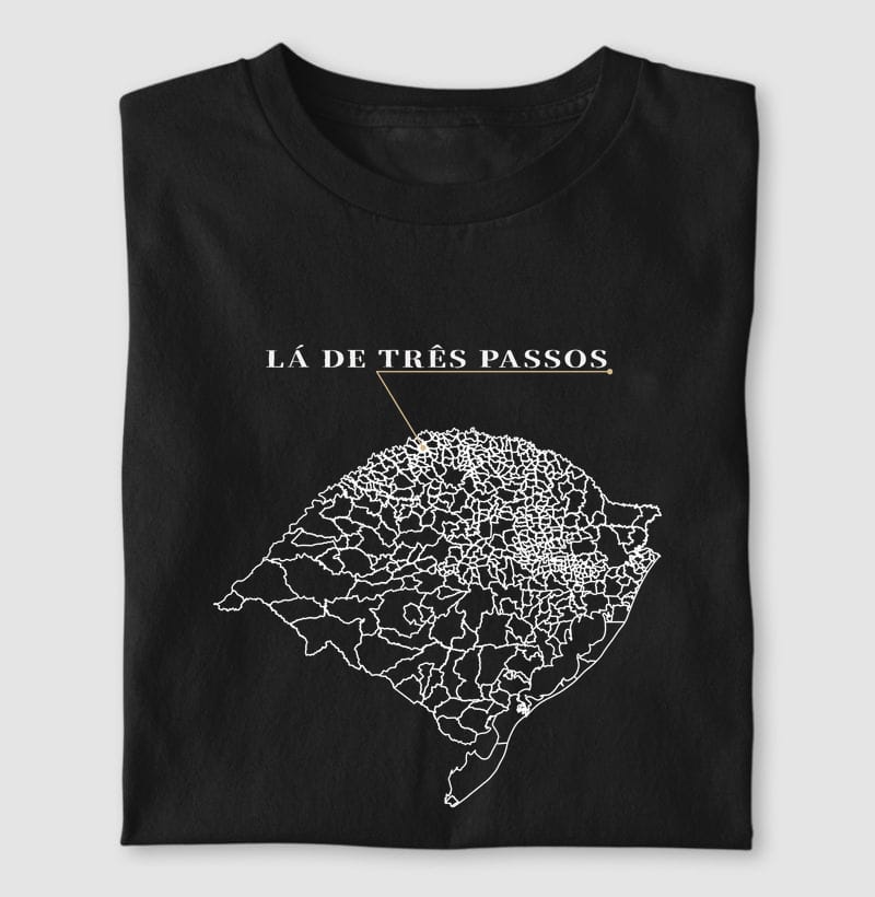 Camiseta Ponto de Origem de Três Passos