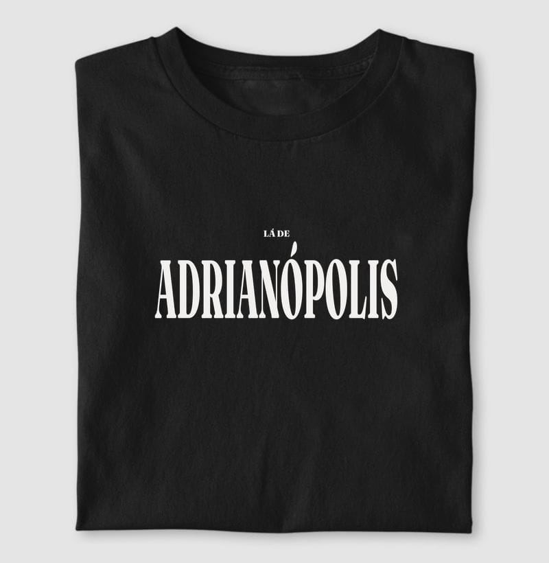 Camiseta Tipografia de Adrianópolis