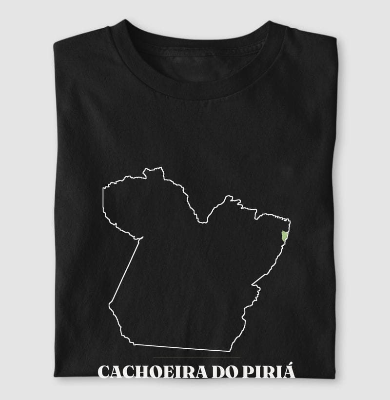 Camiseta Traço de Cachoeira do Piriá