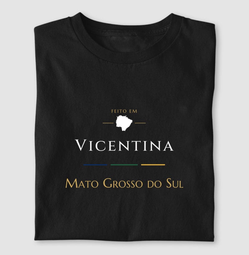 Feito em, Vicentina · MS
