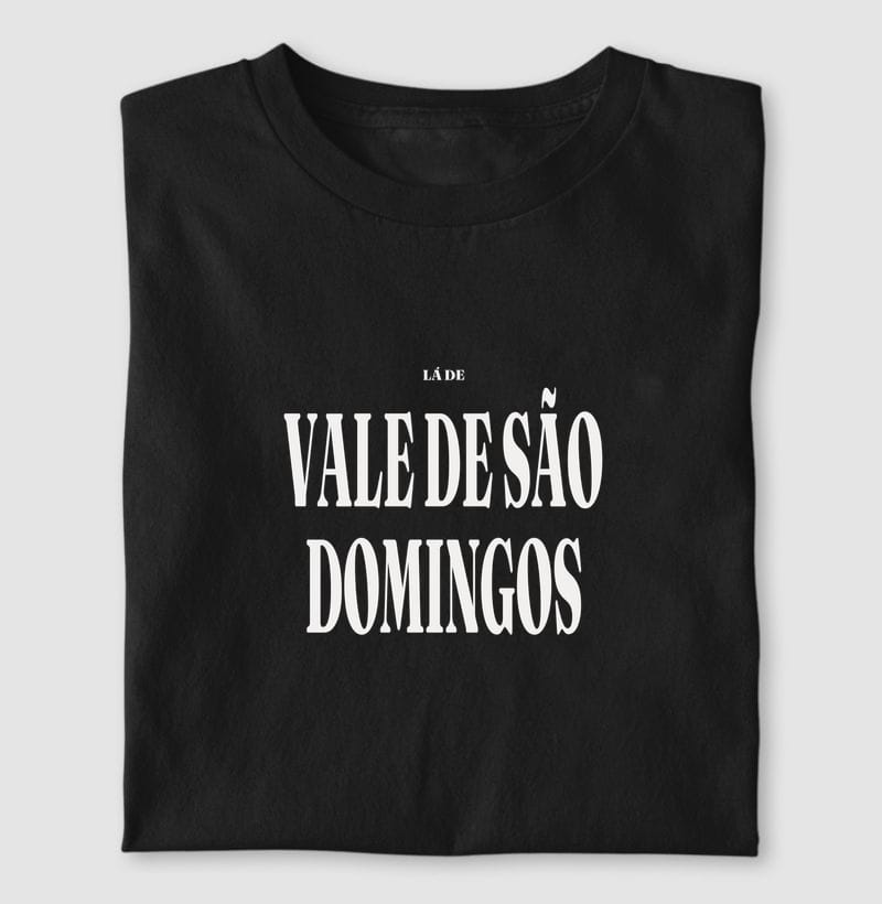 Camiseta Tipografia de Vale de São Domingos