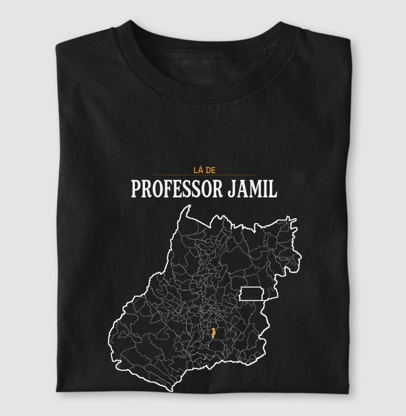 Camiseta Território de Professor Jamil