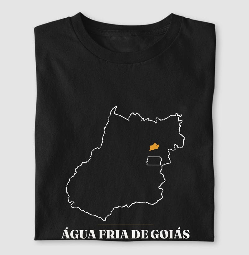 Camiseta Traço de Água Fria de Goiás