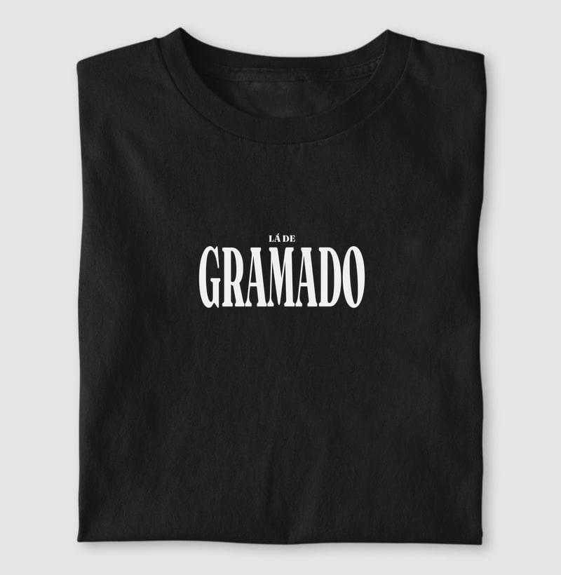 Camiseta Tipografia de Gramado