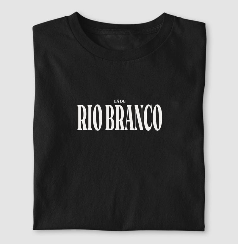 Camiseta Tipografia de Rio Branco