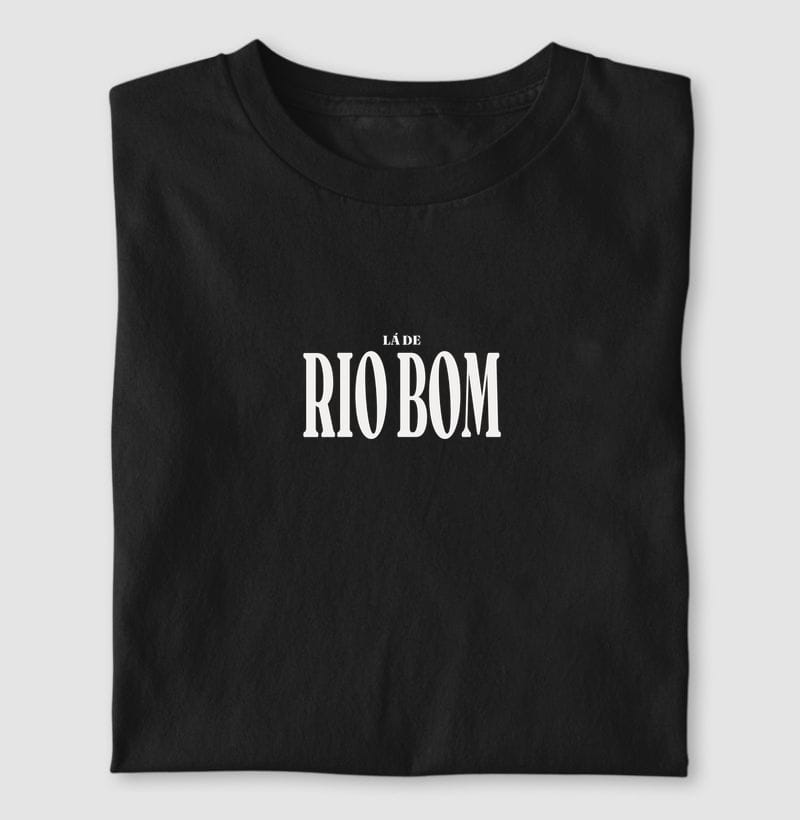 Camiseta Tipografia de Rio Bom