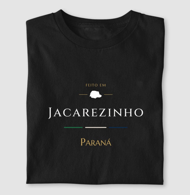 Camiseta Feito em de Jacarezinho