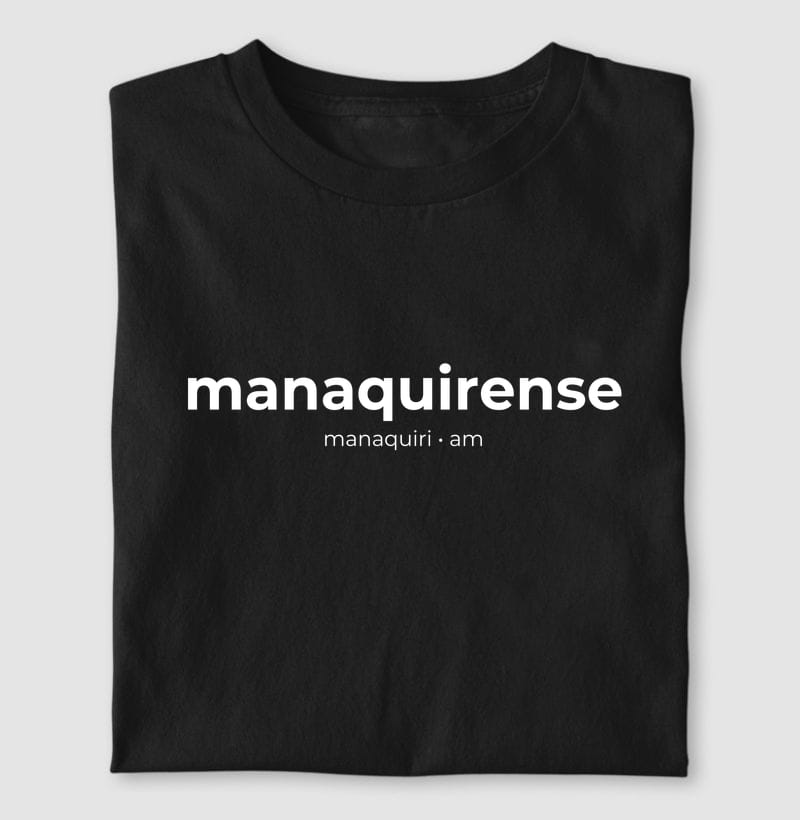 Camiseta Gentílico de Manaquiri