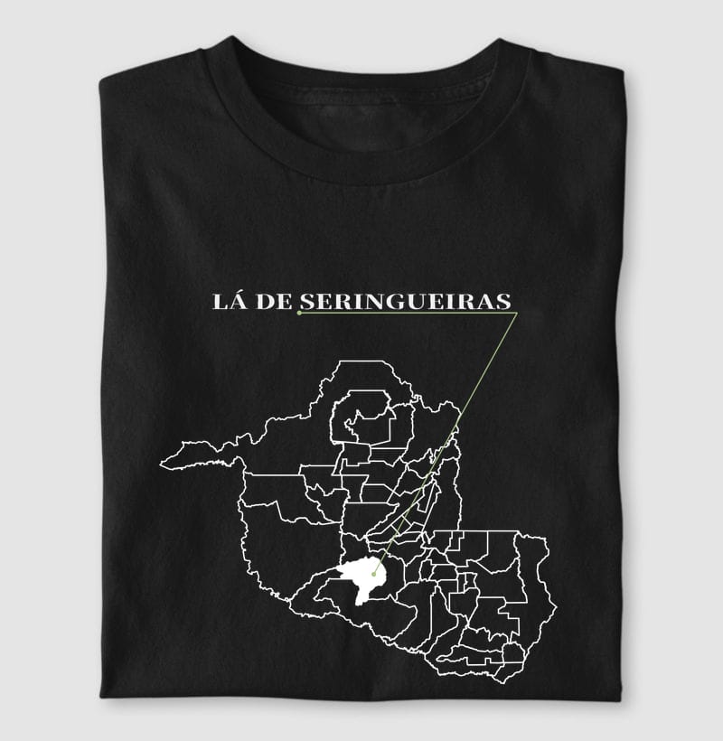 Camiseta Ponto de Origem de Seringueiras