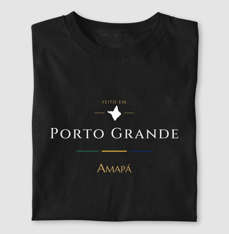Feito em, Porto Grande · AP