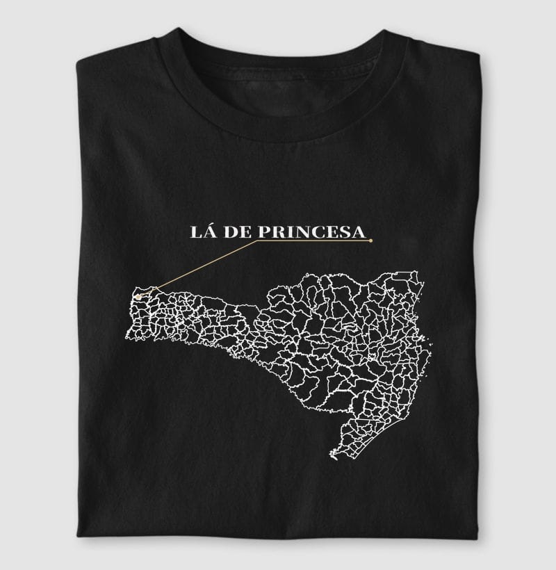 Camiseta Ponto de Origem de Princesa