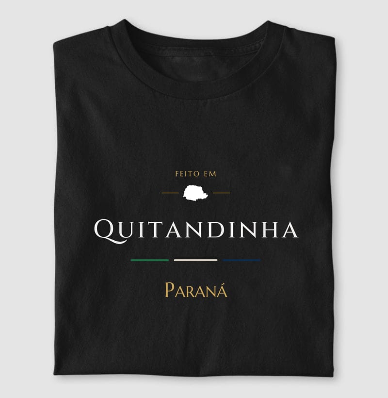 Camiseta Feito em de Quitandinha