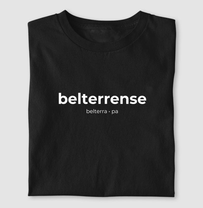 Camiseta Gentílico de Belterra