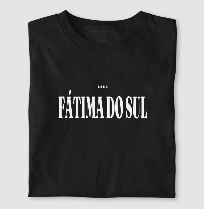 Camiseta Tipografia de Fátima do Sul