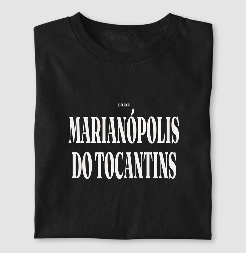 Camiseta Tipografia de Marianópolis do Tocantins