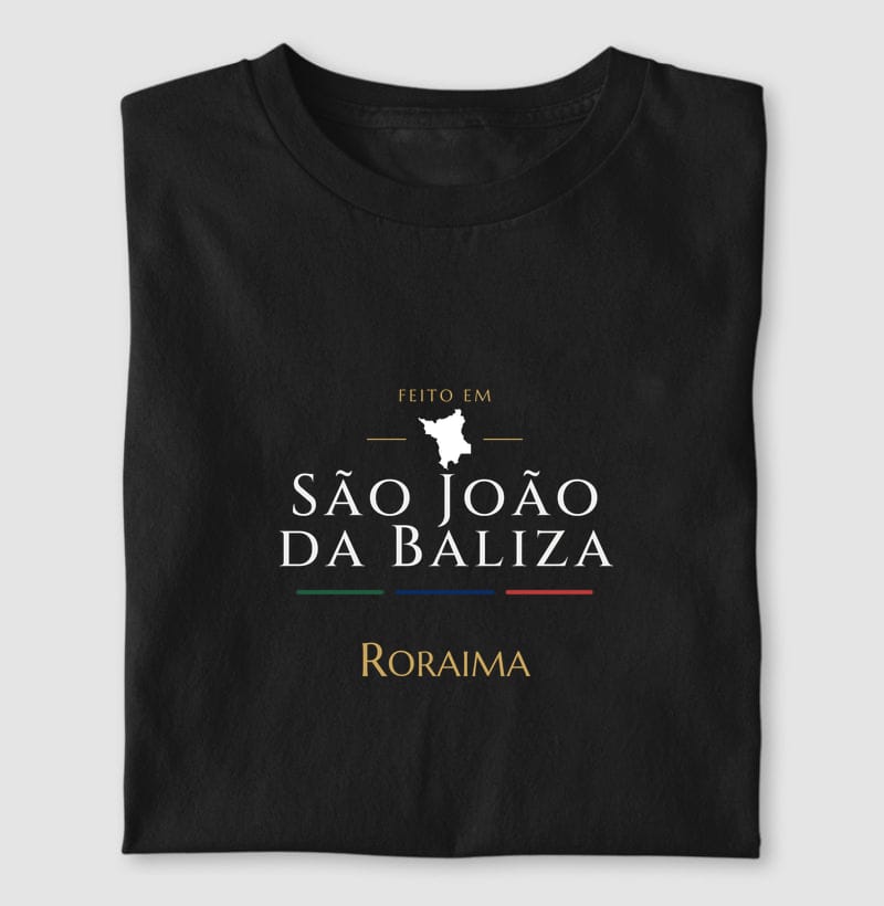 Camiseta Feito em de São João da Baliza