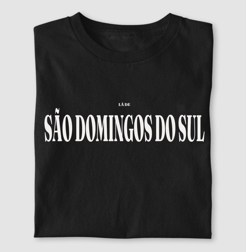Camiseta Tipografia de São Domingos do Sul