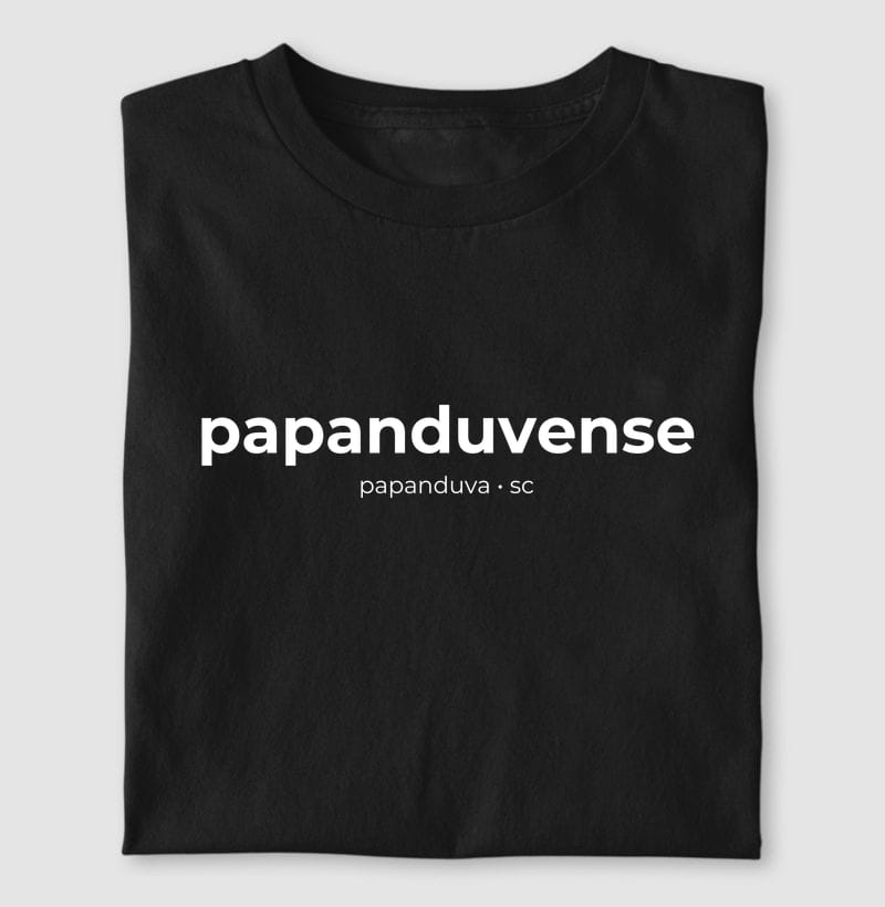 Camiseta Gentílico de Papanduva