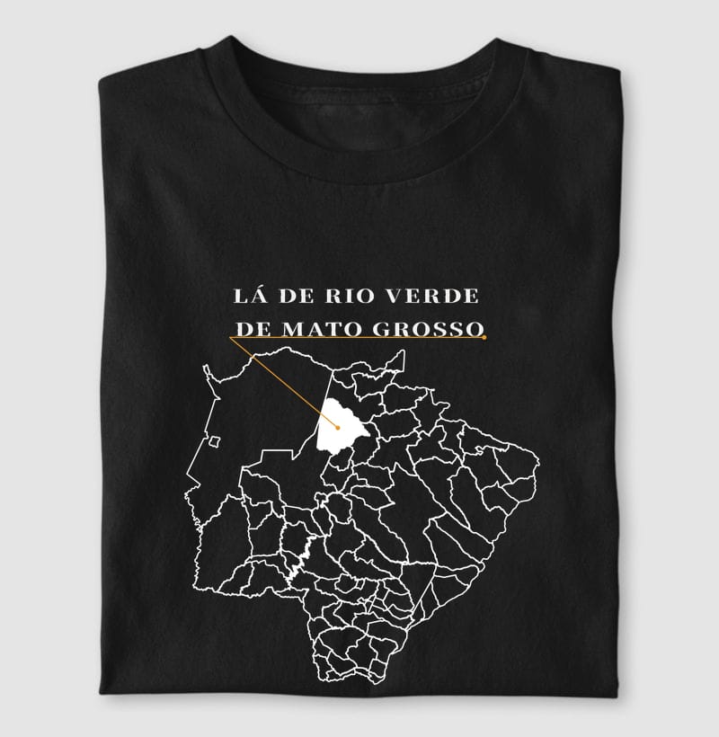 Camiseta Ponto de Origem de Rio Verde de Mato Grosso