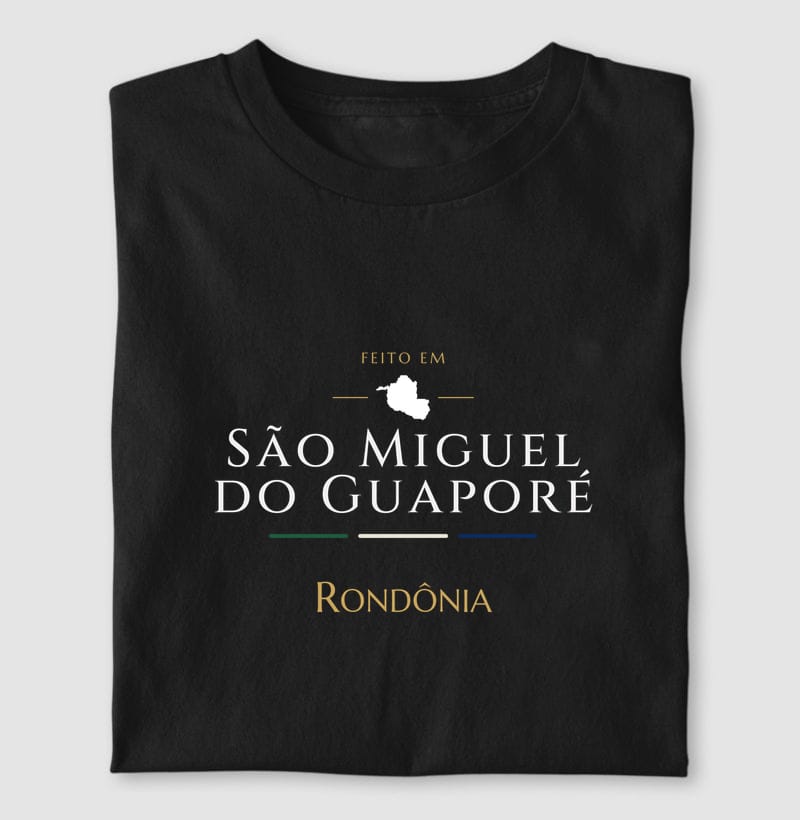 Camiseta Feito em de São Miguel do Guaporé