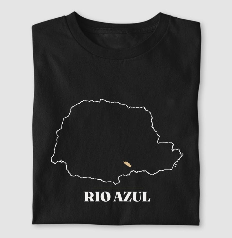 Camiseta Traço de Rio Azul