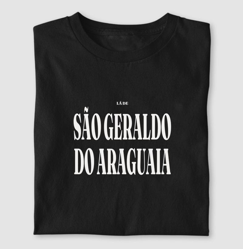 Camiseta Tipografia de São Geraldo do Araguaia
