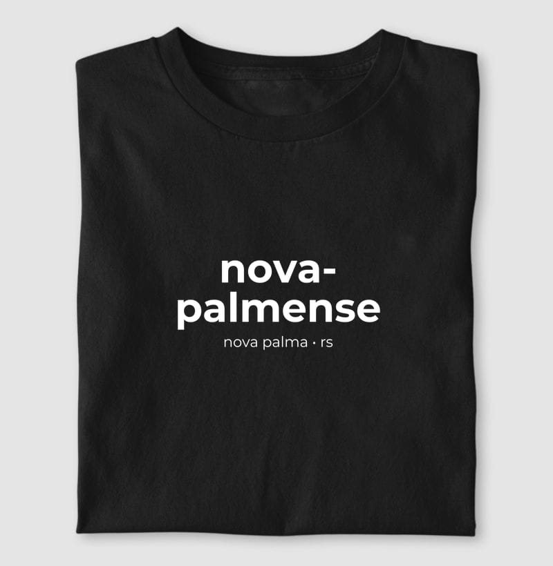 Camiseta Gentílico de Nova Palma