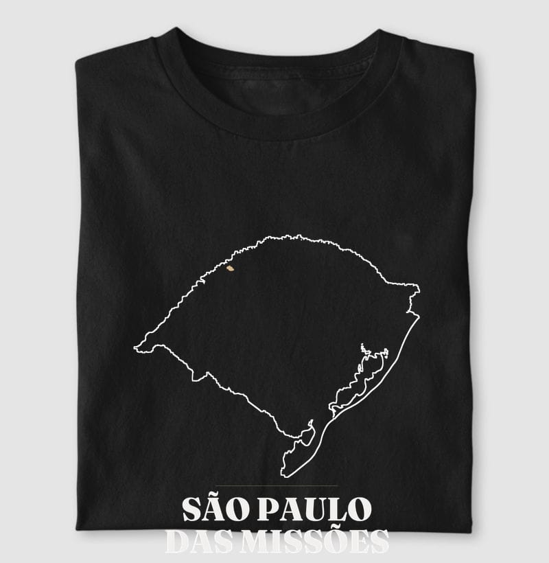 Camiseta Traço de São Paulo das Missões