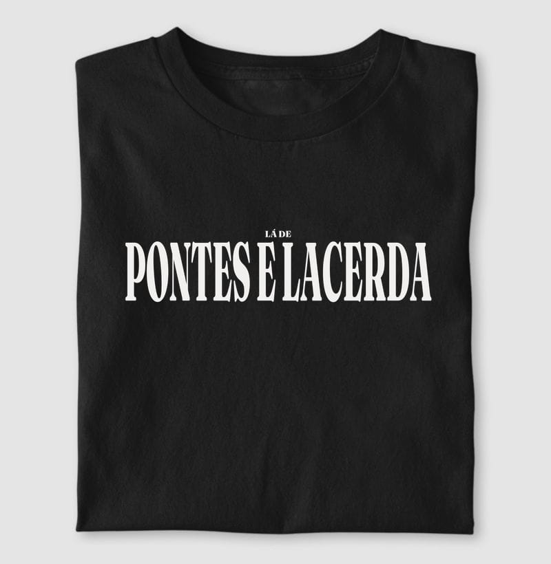 Camiseta Tipografia de Pontes e Lacerda