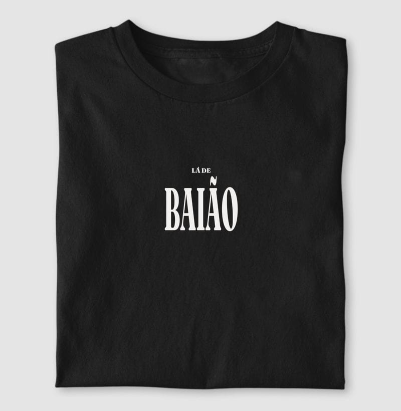 Camiseta Tipografia de Baião
