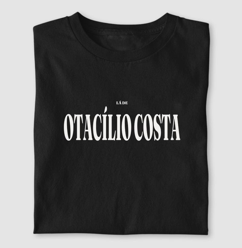 Camiseta Tipografia de Otacílio Costa