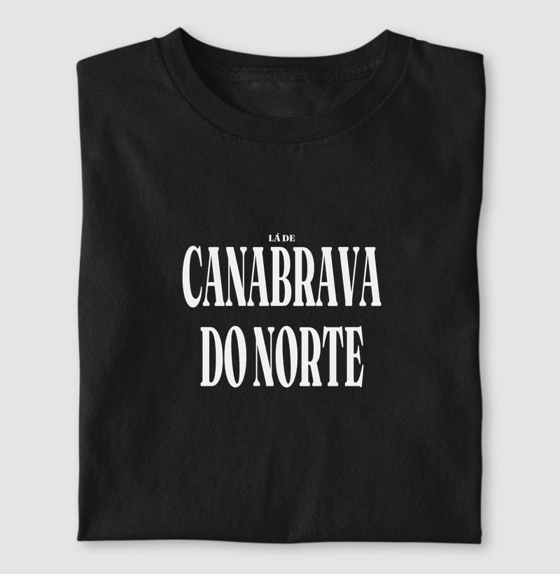 Camiseta Tipografia de Canabrava do Norte