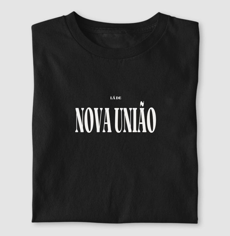 Camiseta Tipografia de Nova União
