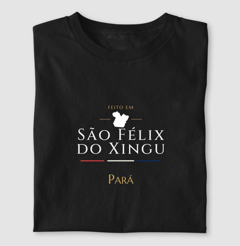 Camiseta Feito em de São Félix do Xingu