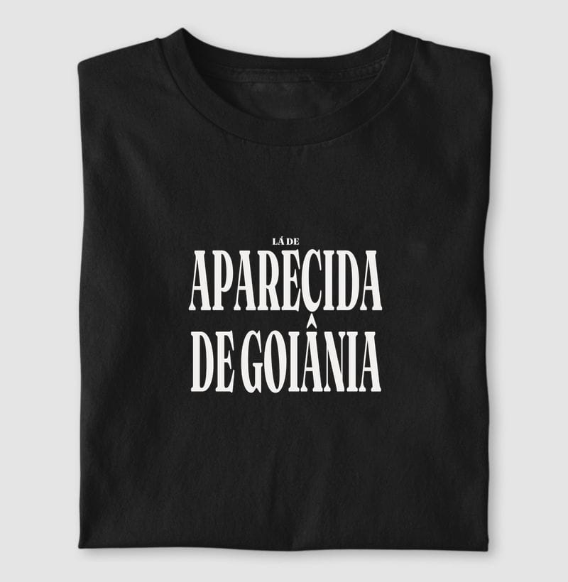 Camiseta Tipografia de Aparecida de Goiânia