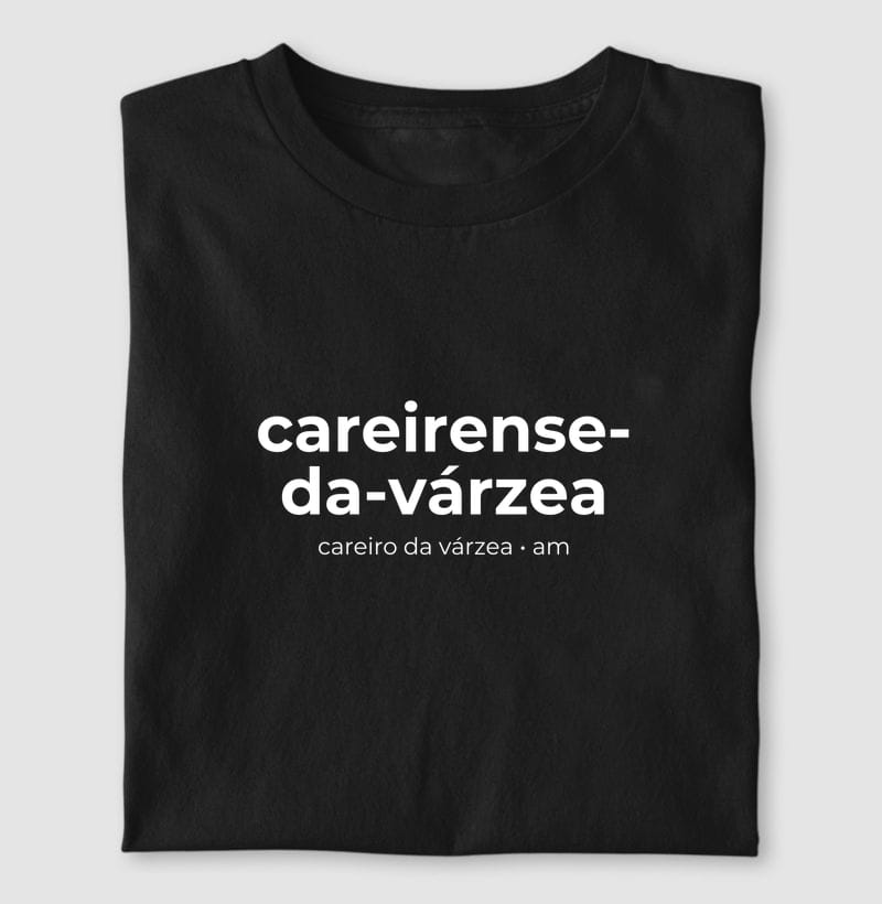 Camiseta Gentílico de Careiro da Várzea