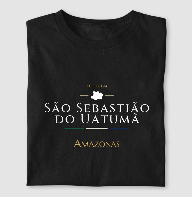 Camiseta Feito em de São Sebastião do Uatumã
