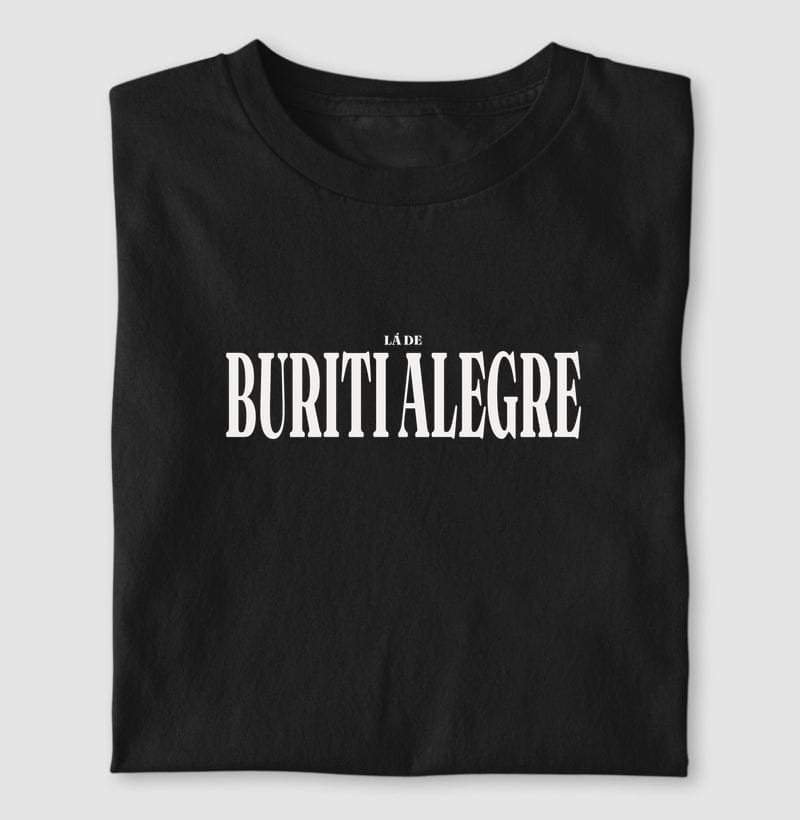 Camiseta Tipografia de Buriti Alegre
