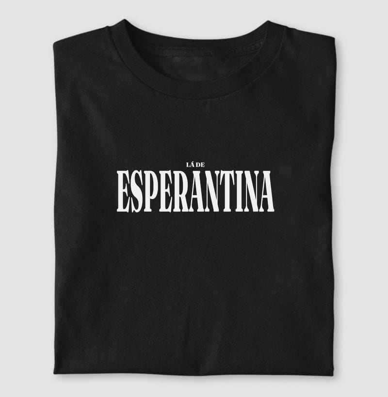 Camiseta Tipografia de Esperantina