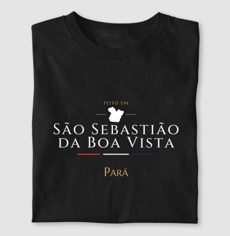 Camiseta Feito em de São Sebastião da Boa Vista
