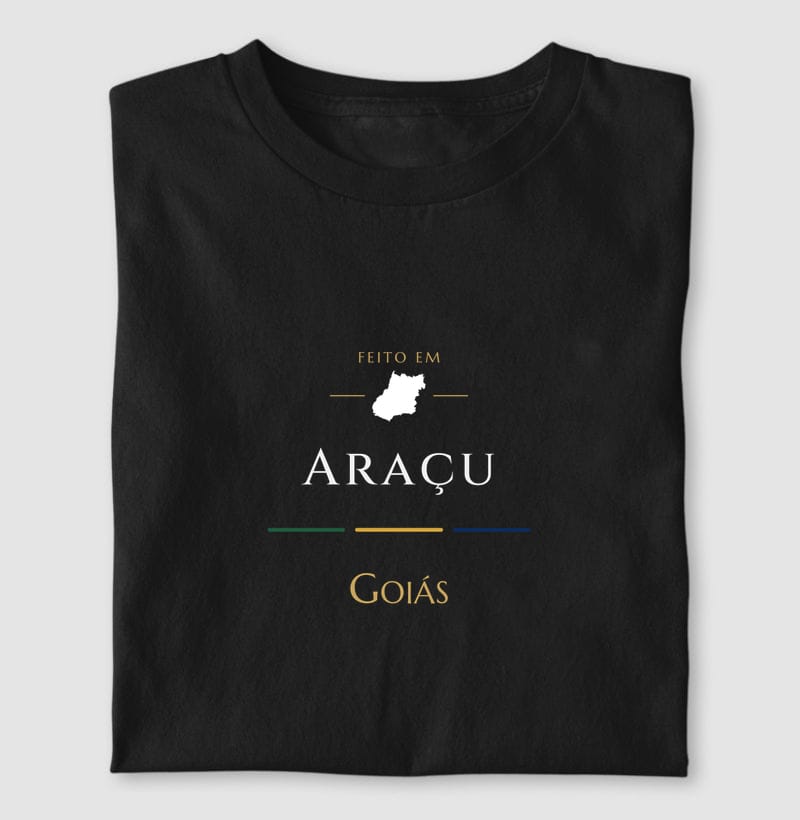 Feito em, Araçu · GO