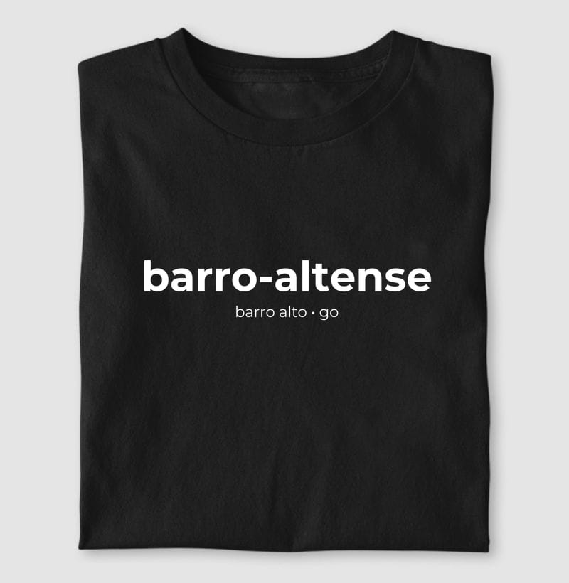 Camiseta Gentílico de Barro Alto