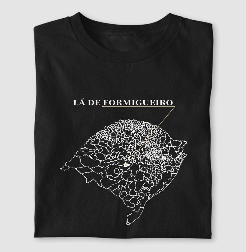 Camiseta Ponto de Origem de Formigueiro