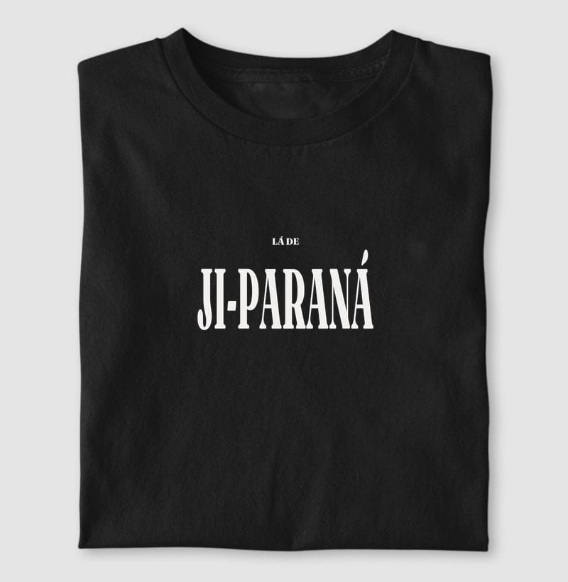 Camiseta Tipografia de Ji-Paraná