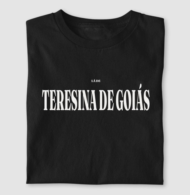 Camiseta Tipografia de Teresina de Goiás