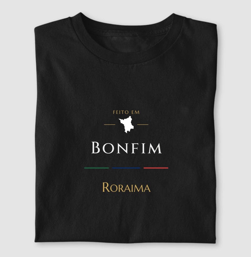 Camiseta Feito em de Bonfim