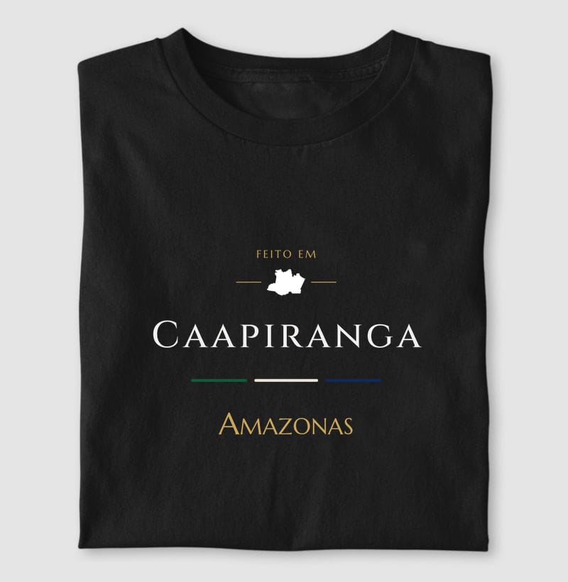 Camiseta Feito em de Caapiranga